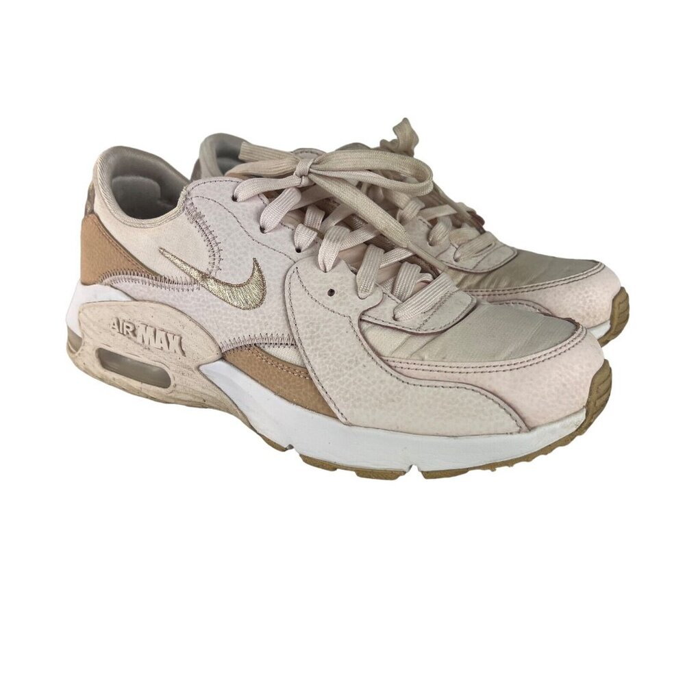 Nike Air Max Excee Sneaker Shoes Womens 9 Light Soft Pink Shimmer Low Top Casual